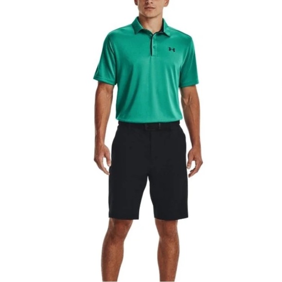 NWT under Armour Mens Tech Polo Birdie Green/Black Sz XXL - Picture 7 of 7